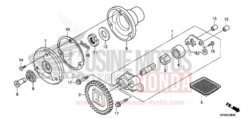 POMPE A HUILE GLR1251WHH de 2017